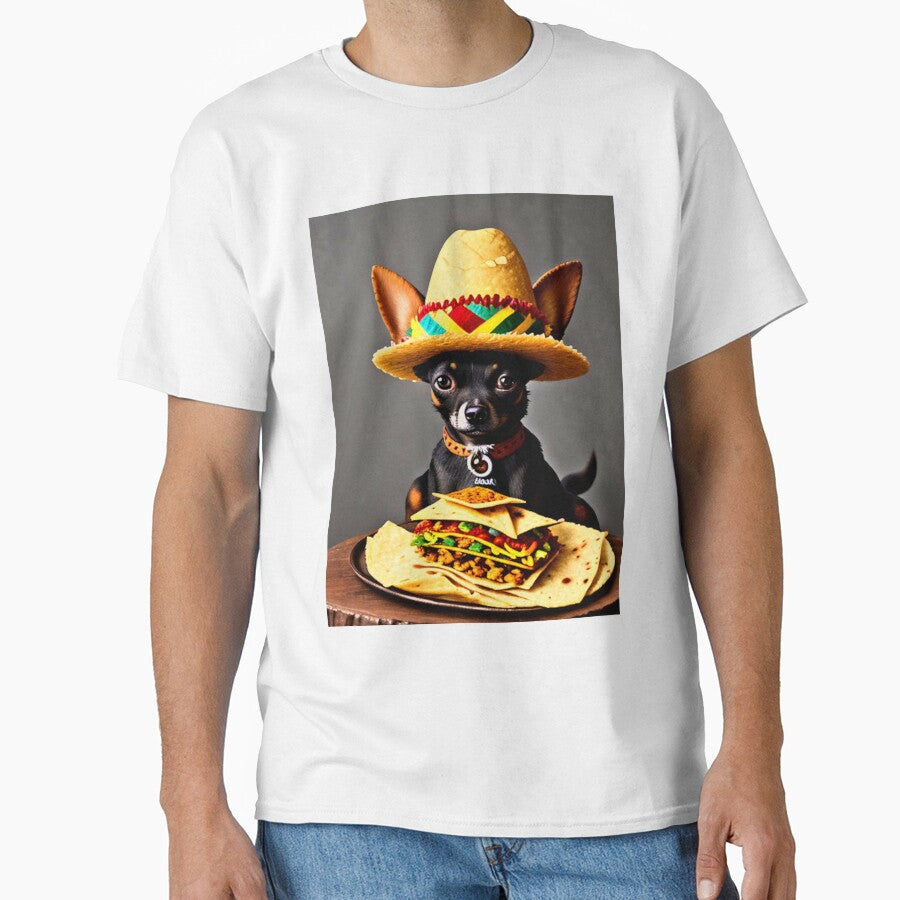 Cute Colorful Chihuahua Taco Bell Dog by Earth Nature Creations