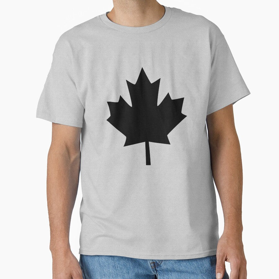 A Black Maple Leaf Graphic by Garaga