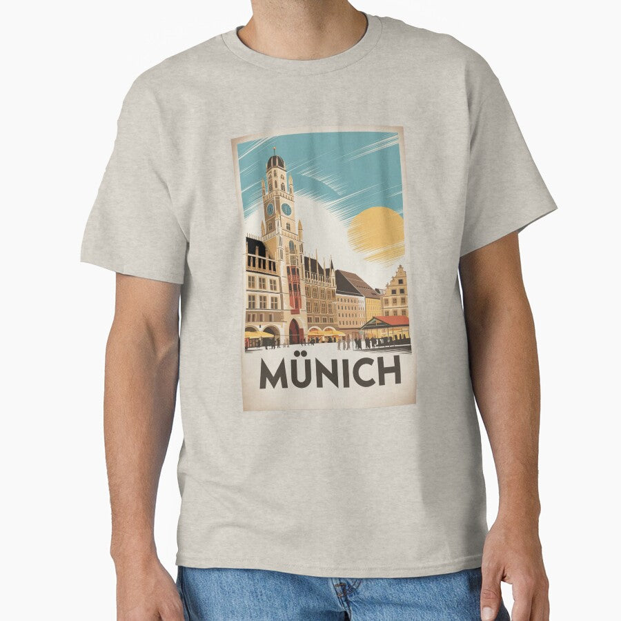 Munich Vintage Travel Poster by TravelerRat