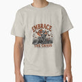 Embrace the Chaos Skeleton Vintage Graphic T-Shirt Design by BunnyPixel21