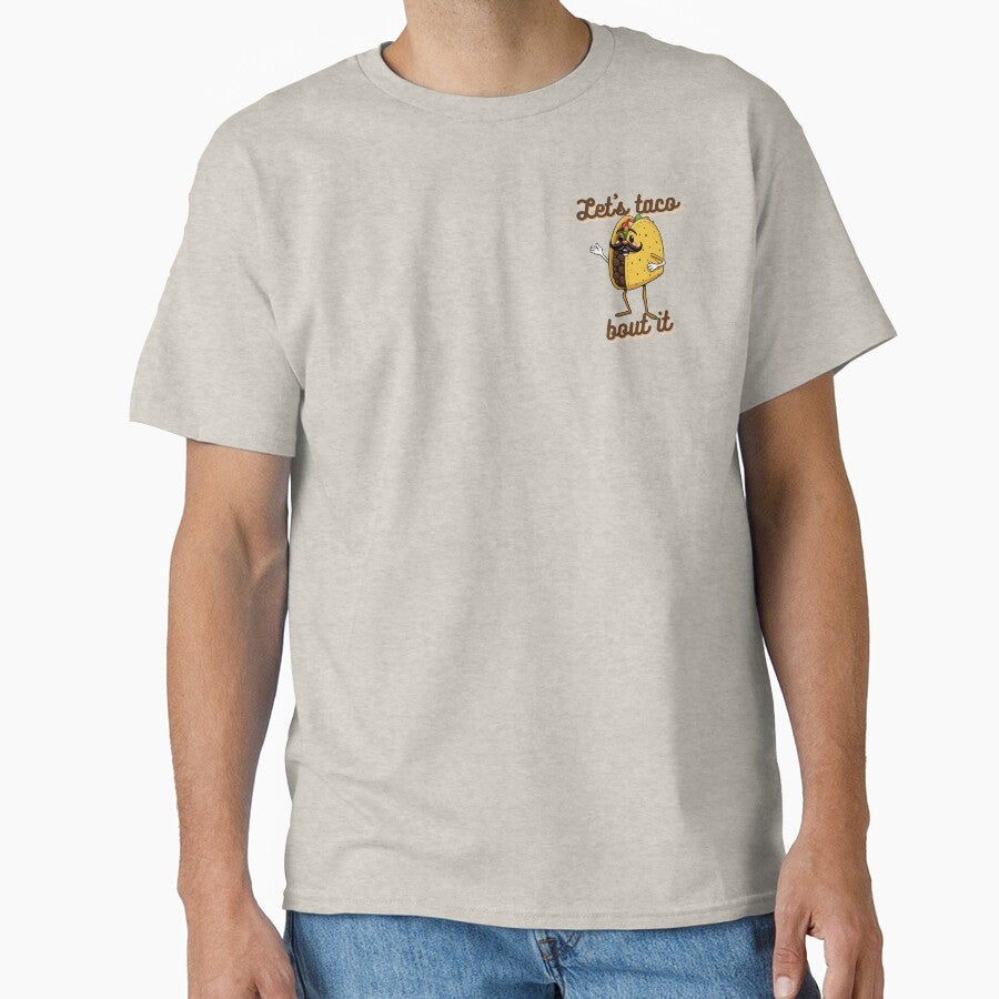 Let’s Taco Bout It Funny Taco Pun Cute Food Design by Freedz14