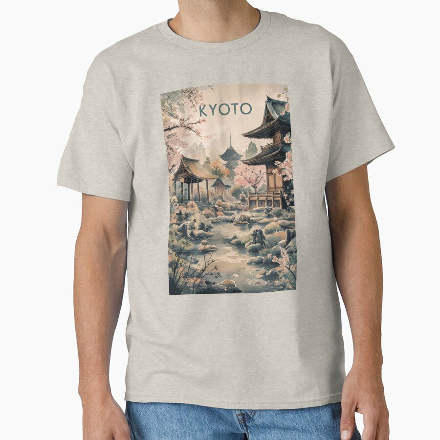 Kyoto Vintage Travel Poster by TravelerRat