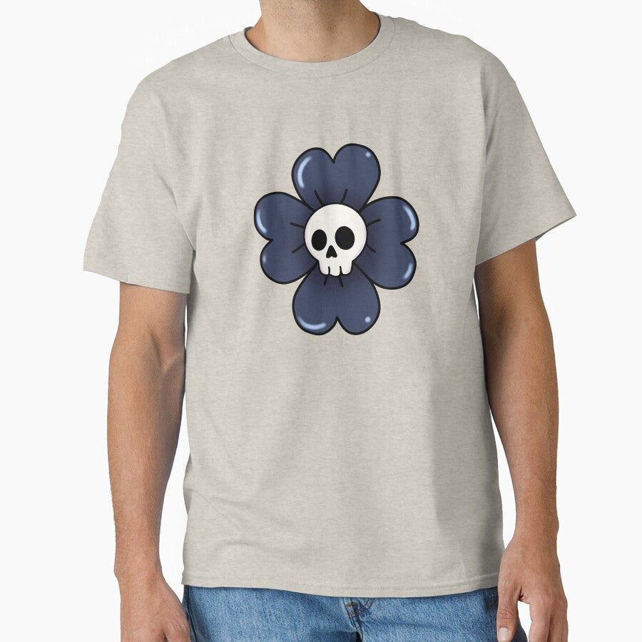 Skull in a flower by RavenAMarie