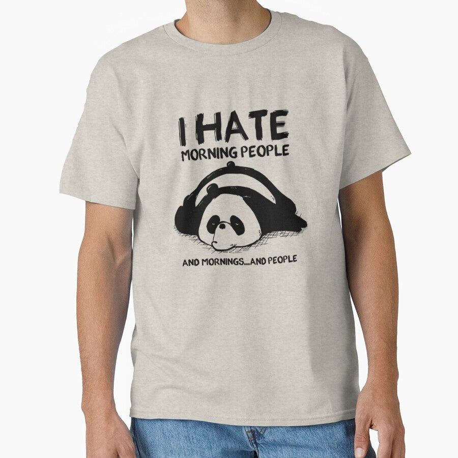 Lazy Panda I Hate Morning People by PixelsNotPens