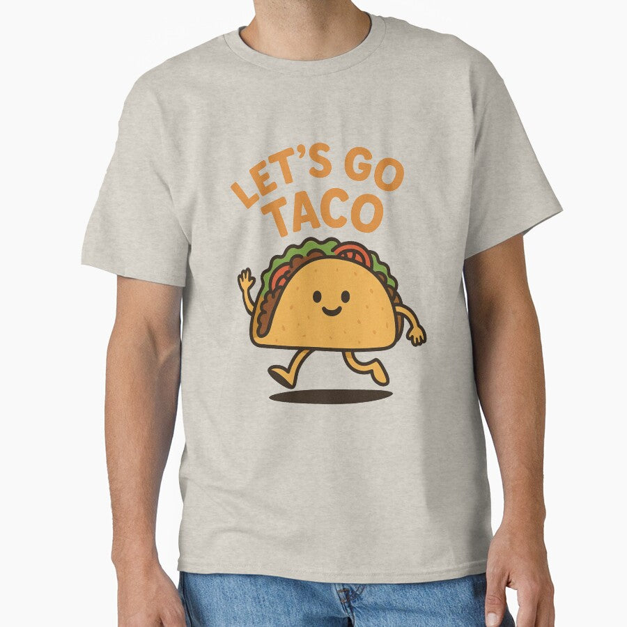 Let’s Go Taco – Funny Kawaii Taco Character for Food Lovers by Dokak Shop