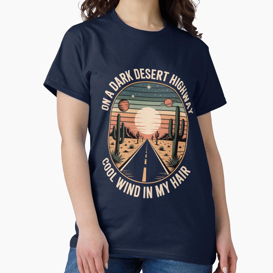 Desert Highway Retro Sunset by Designdos