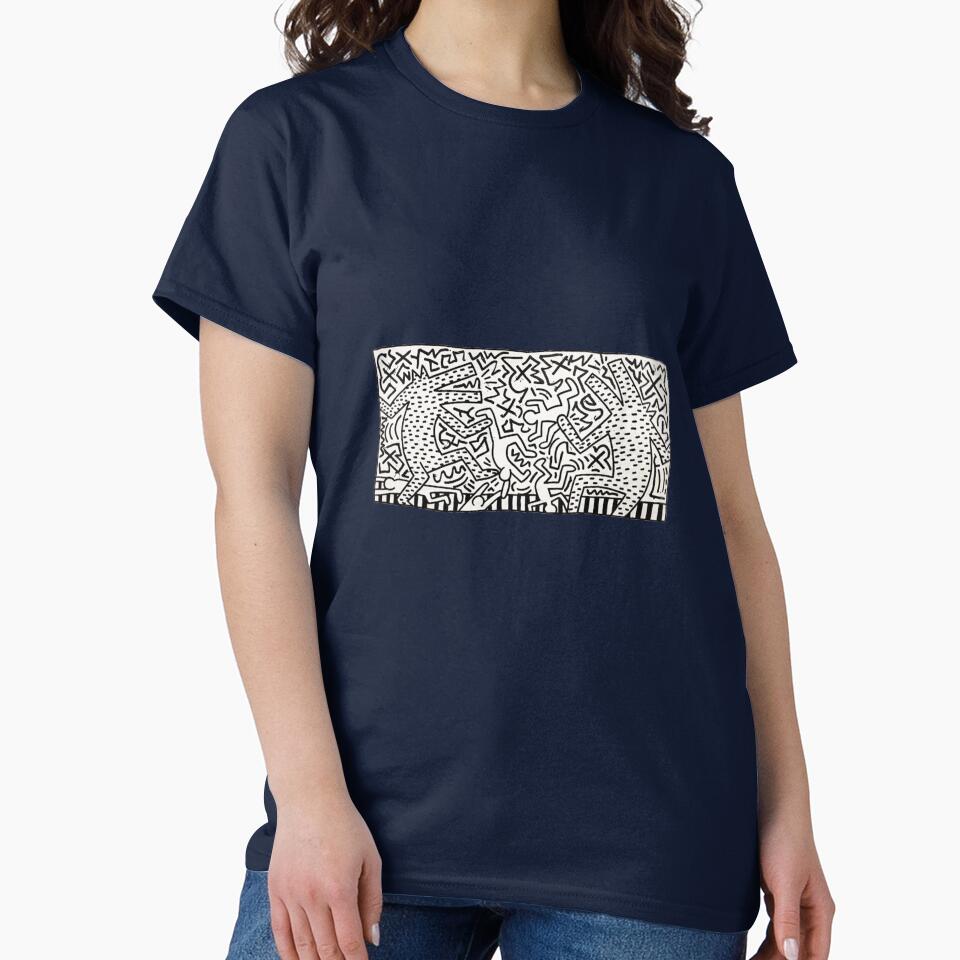 Keith Haring work was exhibited in the East Village in the early 1980s by trozstreet