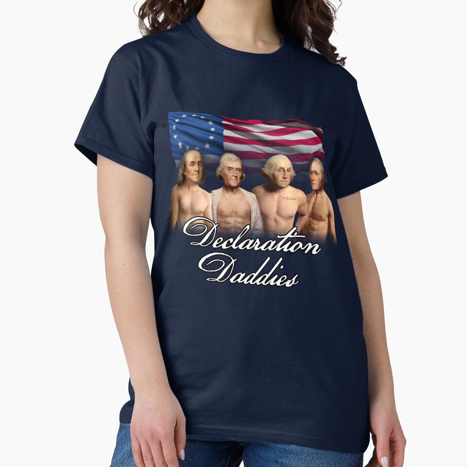 Declaration Daddies - Funny 4th of July Founding Fathers America 250 by snazzyseagull