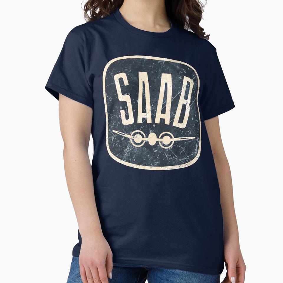 SAAB Car Vintage Retro Logo by Turboscope