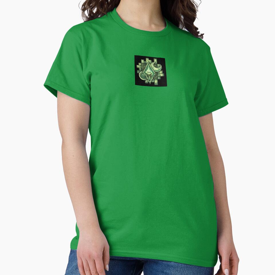 Green Ancient Talisman of Eternal Renewal by The Creeping Clover