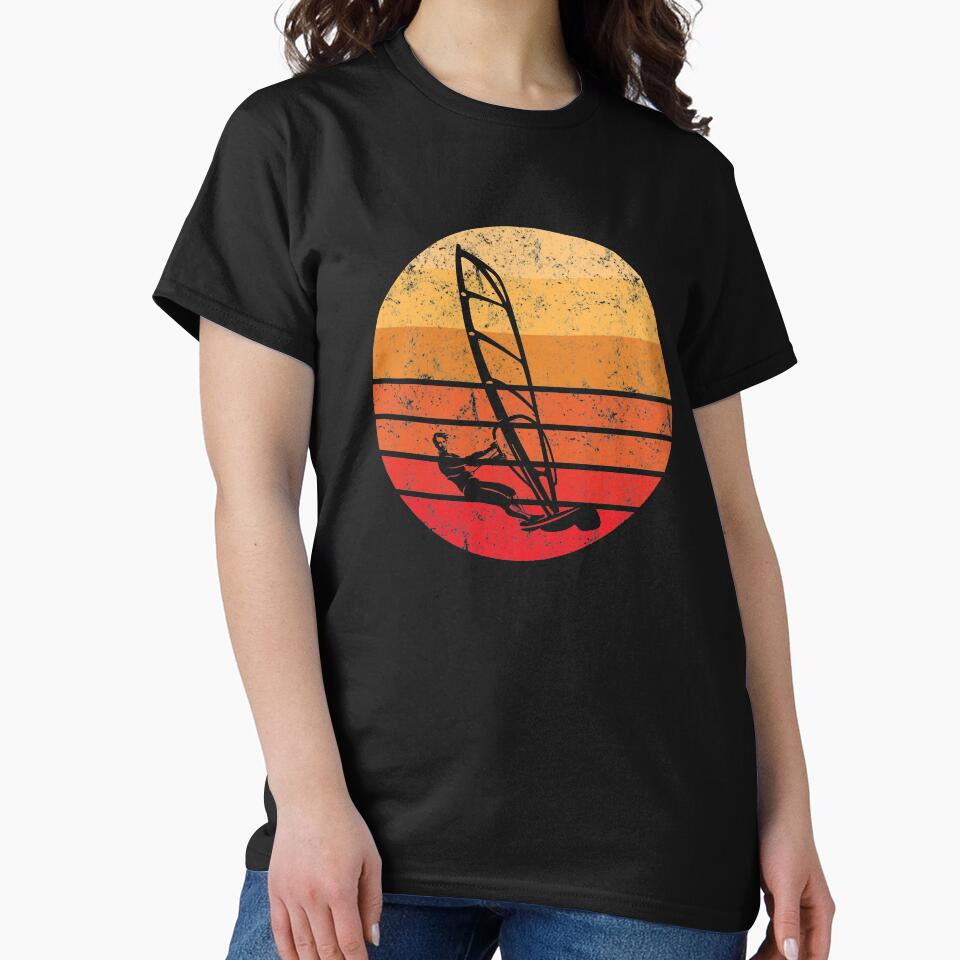 Retro Windsurf Sunset by EstelleStar