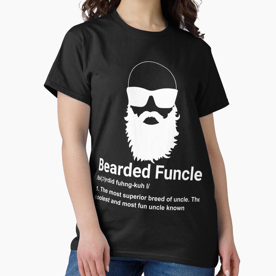 Bearded Funcle Funny Uncle Definition by knilelent