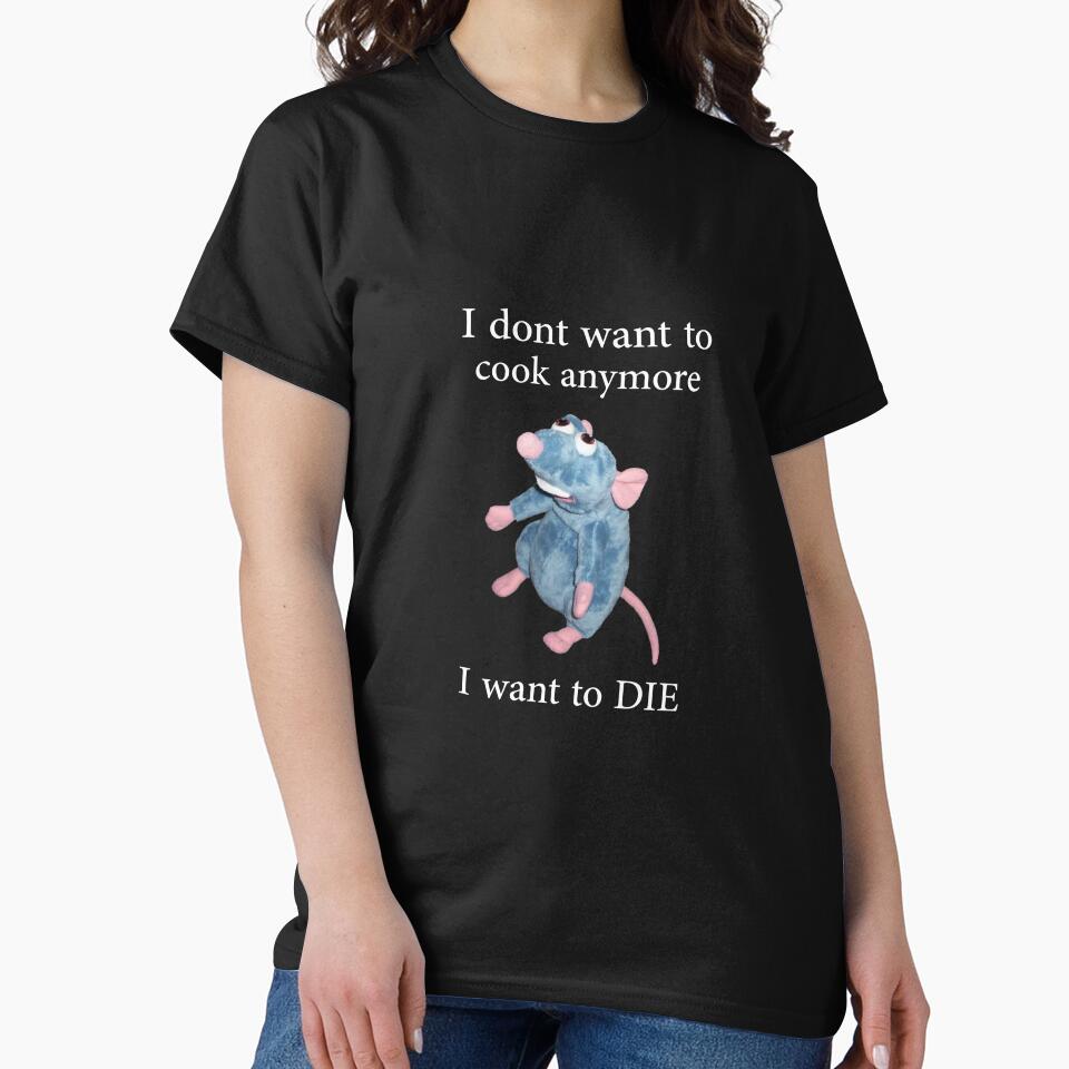 i dont want to cook anymore i want to die by Cute Shark