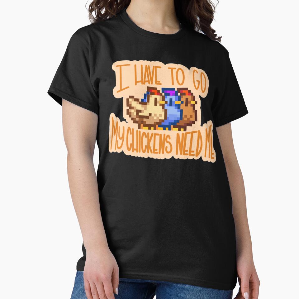Stardew Valley chickens by boozyprintz