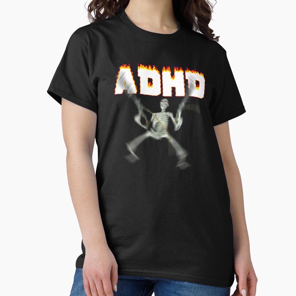ADHD Skeleton Meme by swankyswamprat