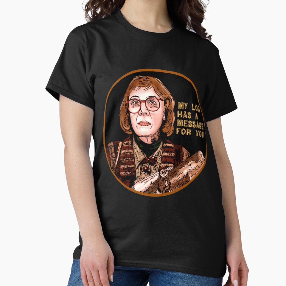 Log Lady Message Retro Pop Illustration by JuliaJindra
