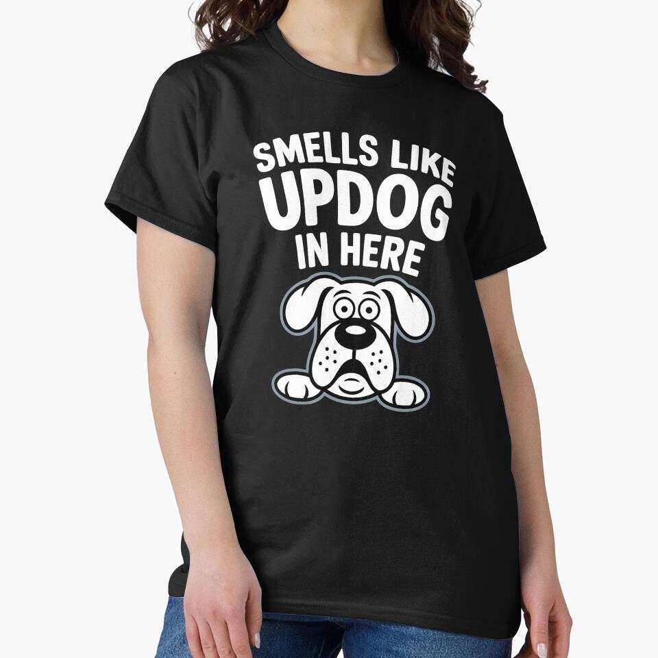 Smells Like Updog In Here – Awkward Dad Joke Sarcastic Humor by Redgiant87x