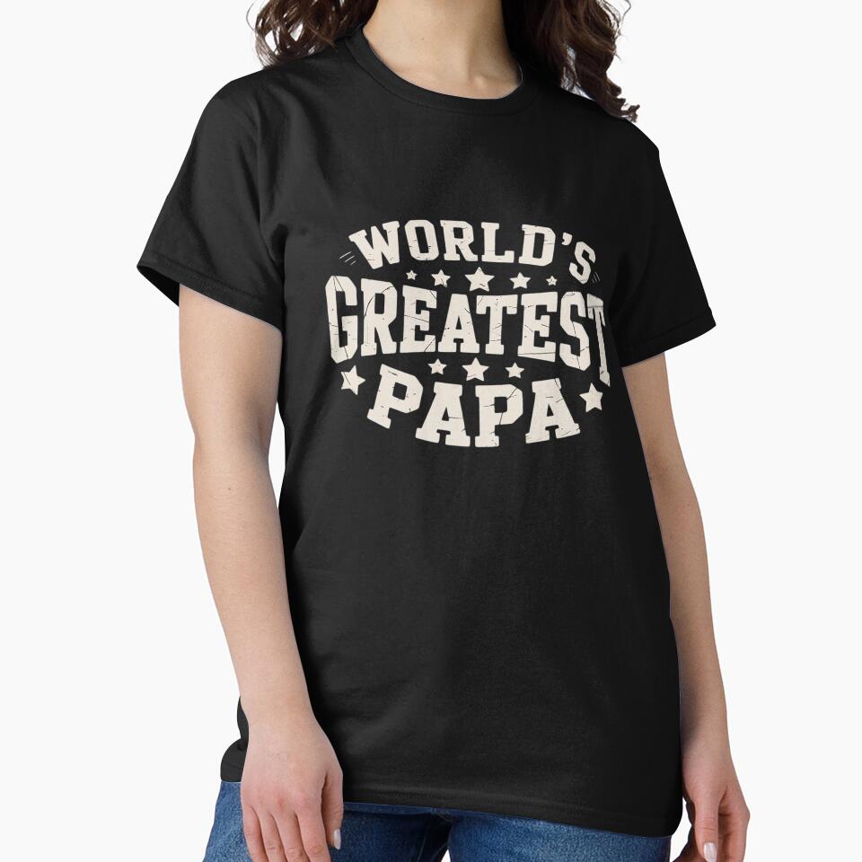 World's Greatest Papa Funny Dad Father's Day by FranzFriesen