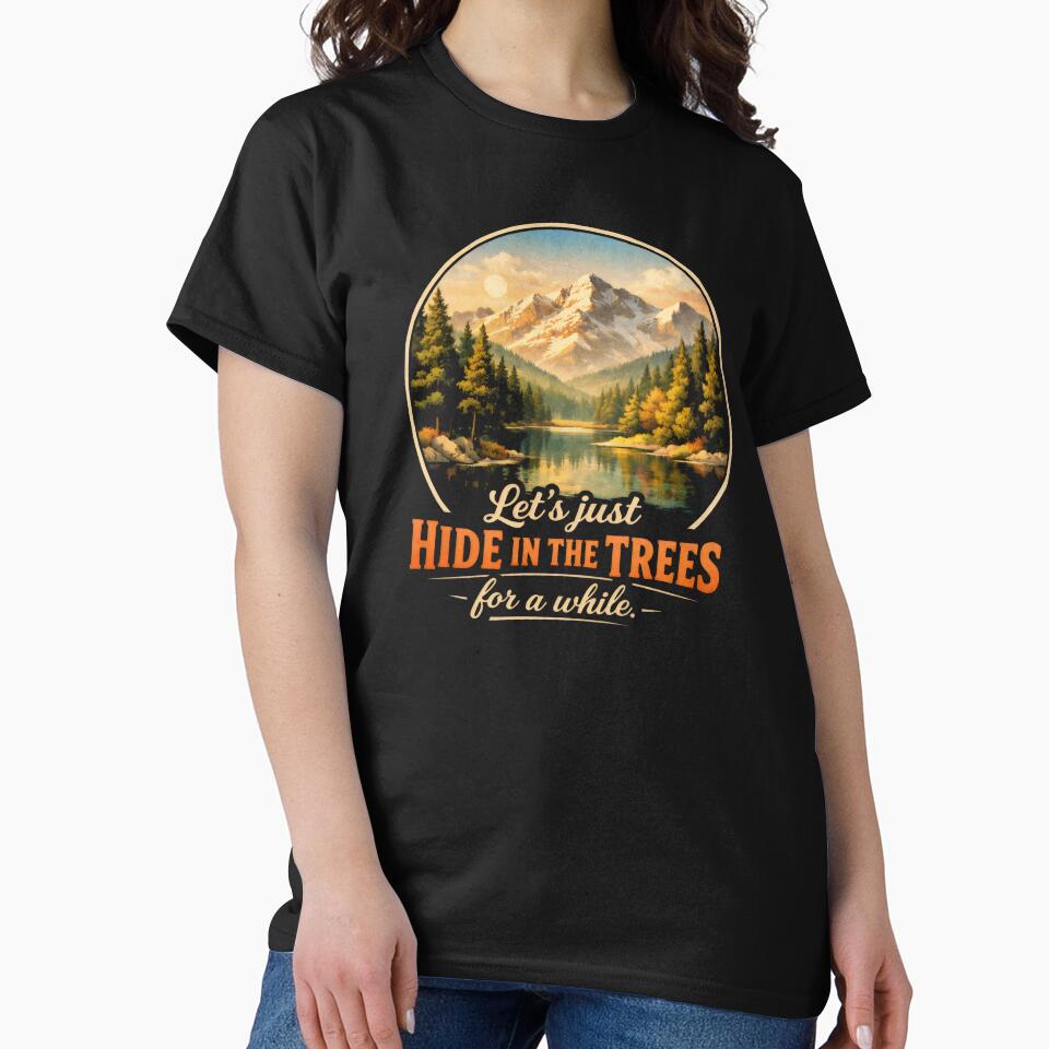 Bob Ross Happy Little Trees Hide in the Mountains by SplashTastic
