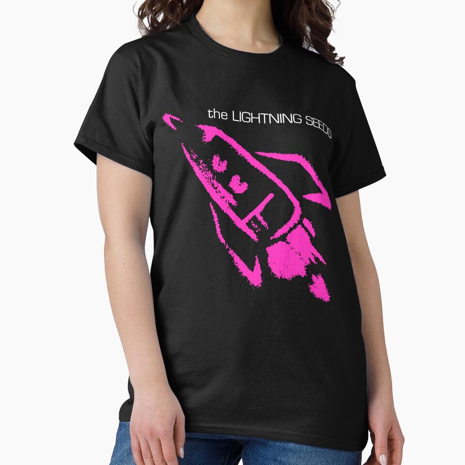 The Lightning Seeds, Pure, Sense, Life Of Riley, Jolification, vintage britpop remake by ElasticaShirts