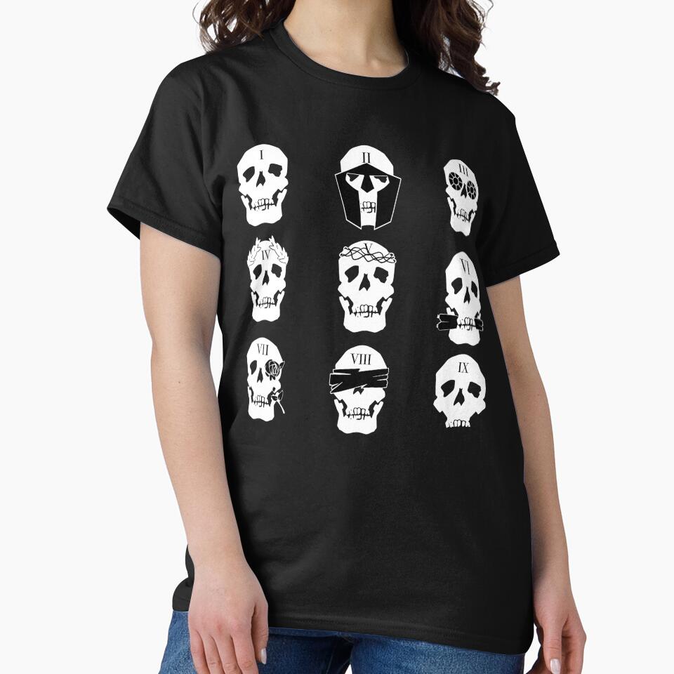 Locked Tomb Ninth House Skulls Fanwork Design by gothgeekshop