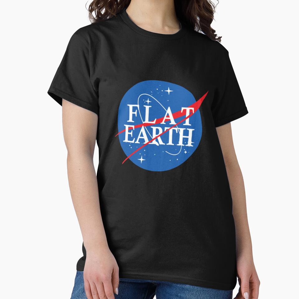 Nasa Flat Earth Logo T-Shirt_3341229 by ZiraBooth
