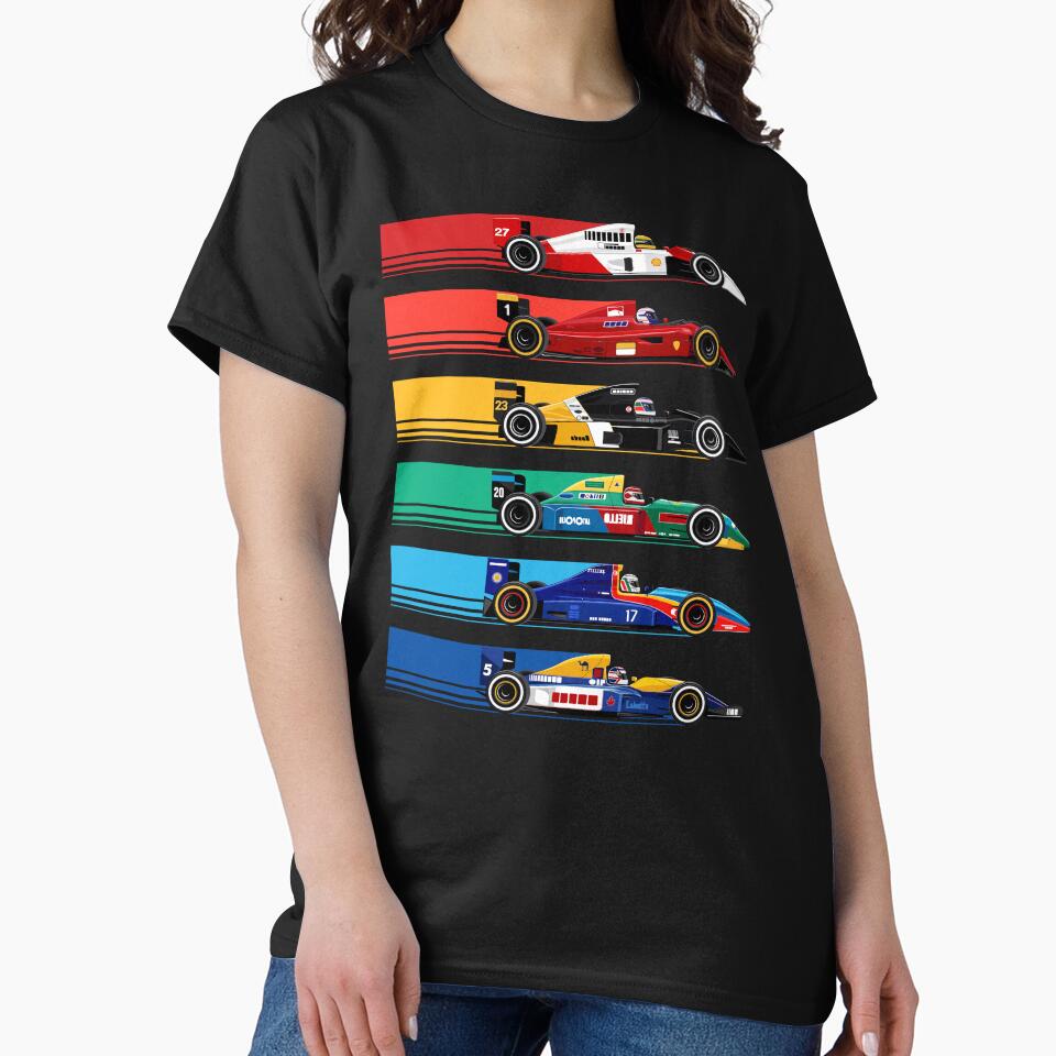 Retro Formula Racing Cars by Mariel  Toigo