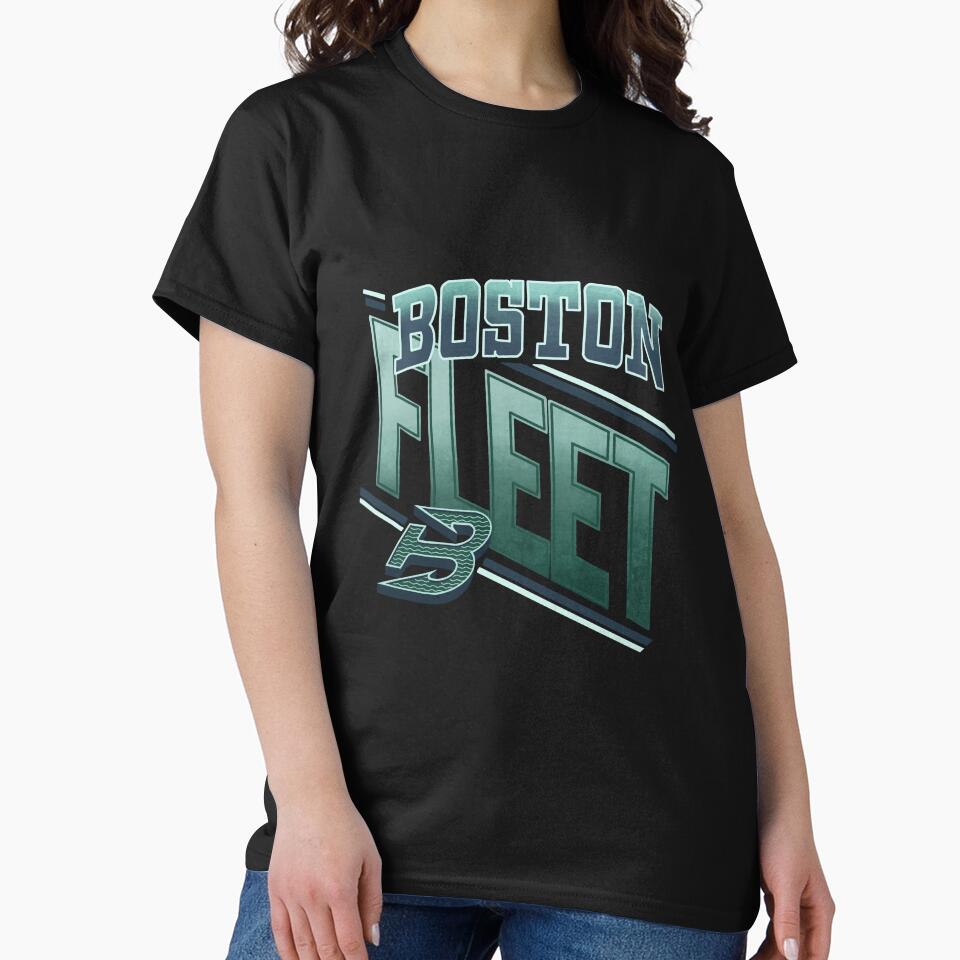 Vintage aesthetic pwhl Boston Fleet logo by Erika Dee