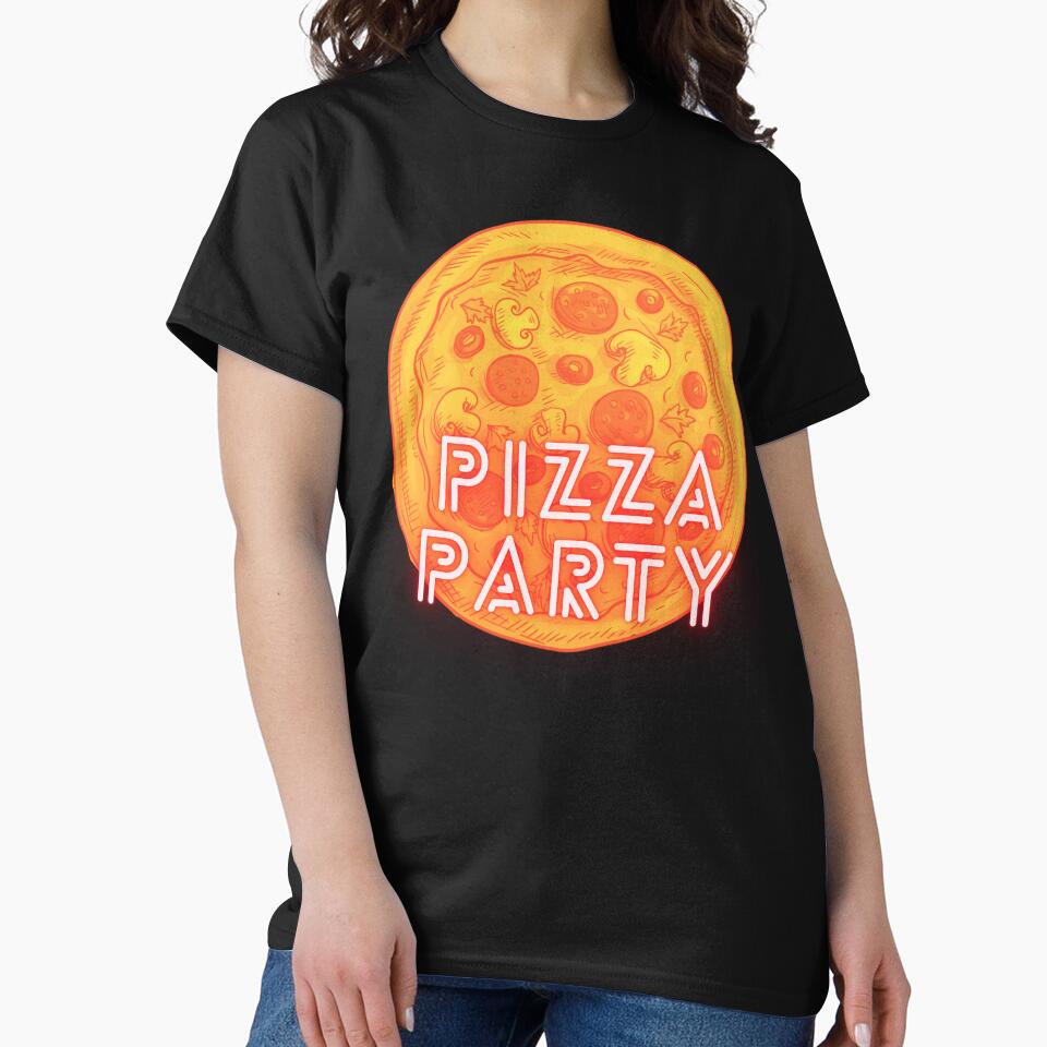 Pizza Party Shirt, Pizza Lovers by Impulsshop