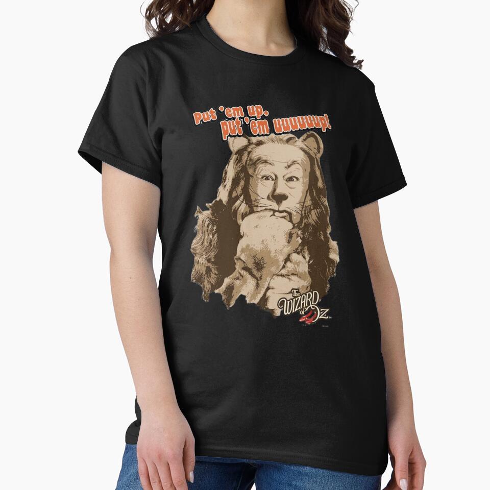 Put ’Em Up Lion Funny Wizard of Oz Shirt by PowerSSales