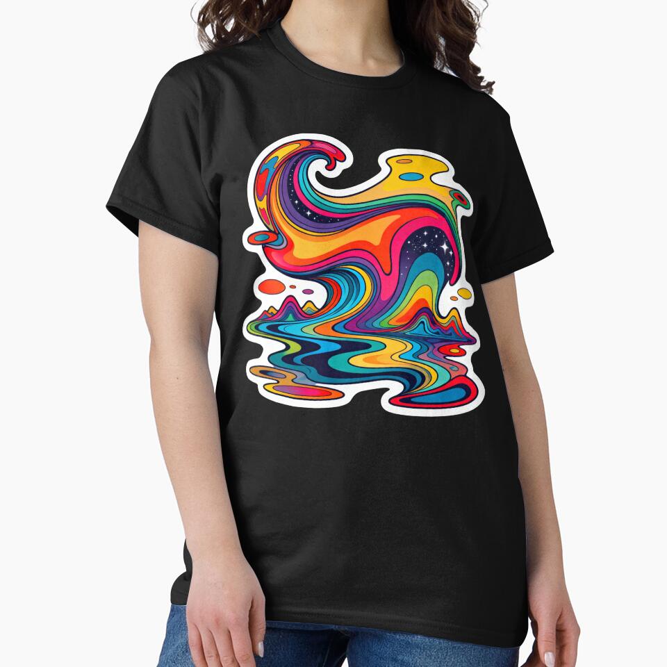 Abstract Pop Flow – Colorful Street Art Urban Illustration by PLUSHIWORLDtm