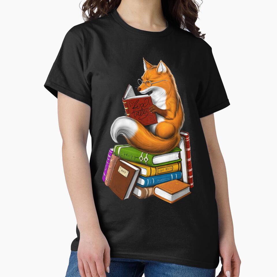 Fox Reading A Book by underheaven