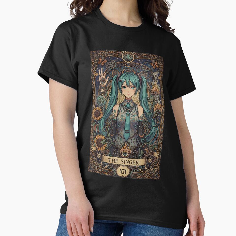Hatsune Miku Tarot Card Style by MadShroomPrints
