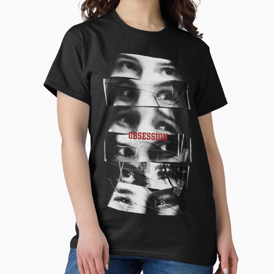 Eyes Of Obsession Dark Horror Classic T-Shirt by Young-Vibes