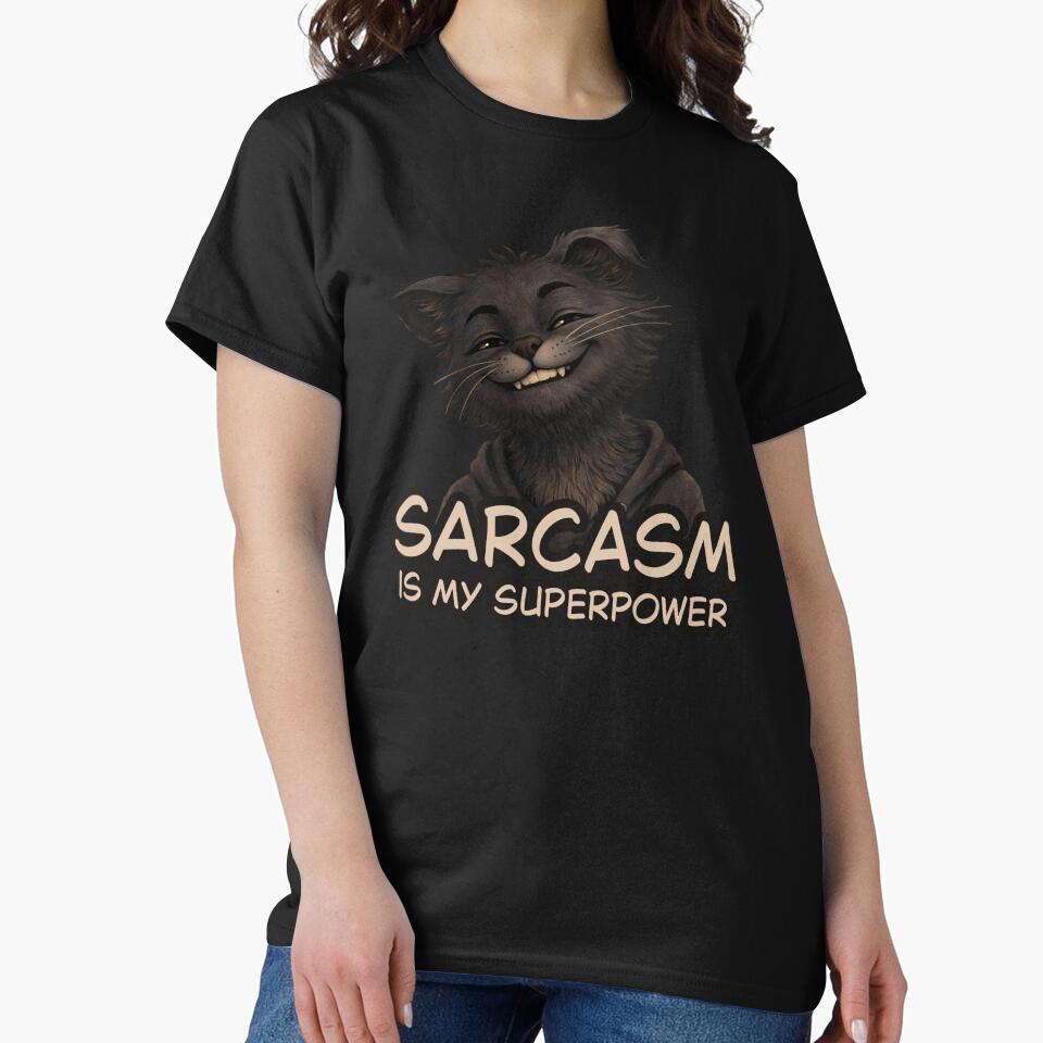 Laughing Cat Says Sarcasm Is Superpower by Slavic1991