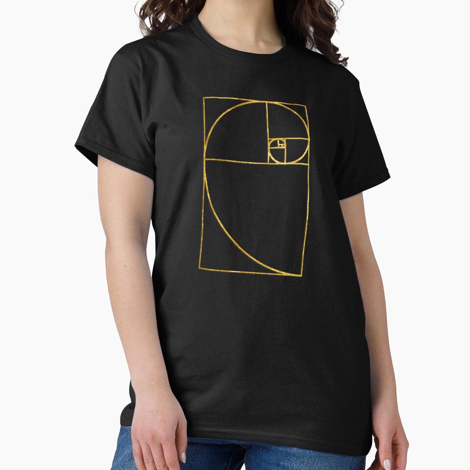 Golden Ratio Sacred Fibonacci Spiral by TheShirtYurt