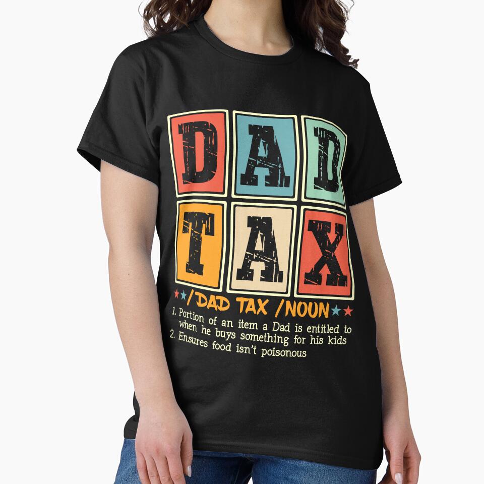 Dad Tax Noun Definition Vintage Dad Papa by judycuevas1