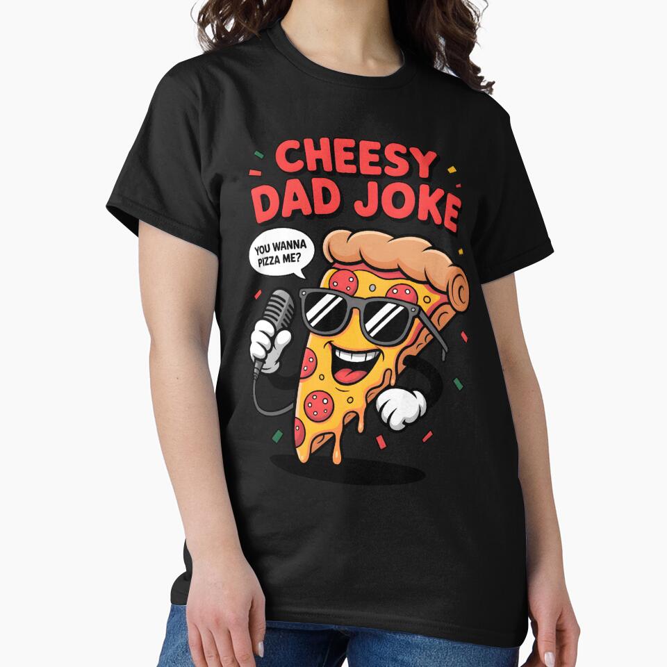 Cheesy Dad Joke Slice of Pizza by box-artshop