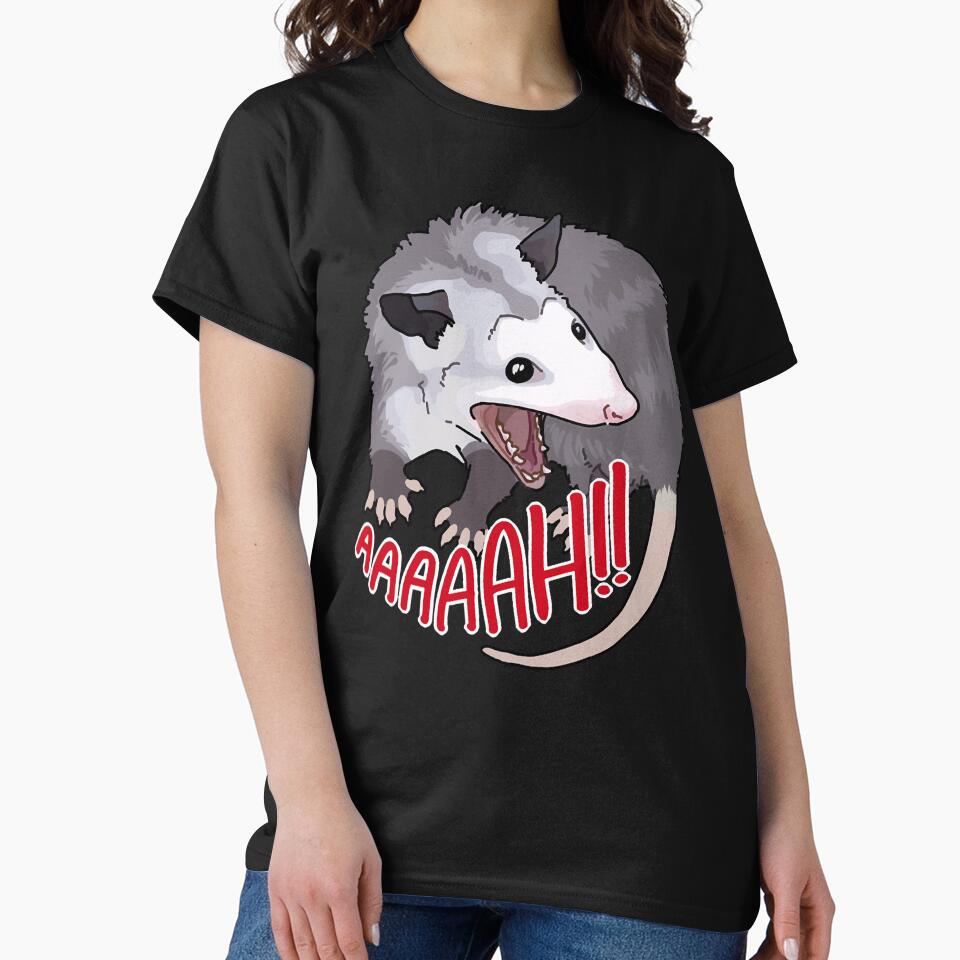 Possum scream at own ass by Margaretatter
