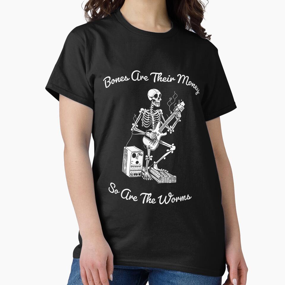 Bones Are Their Money Skeleton Playing Guitar by BanBay
