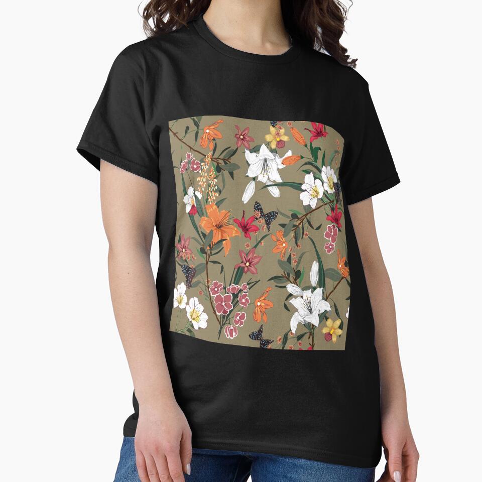 fitted flowers pattern by virilamissa