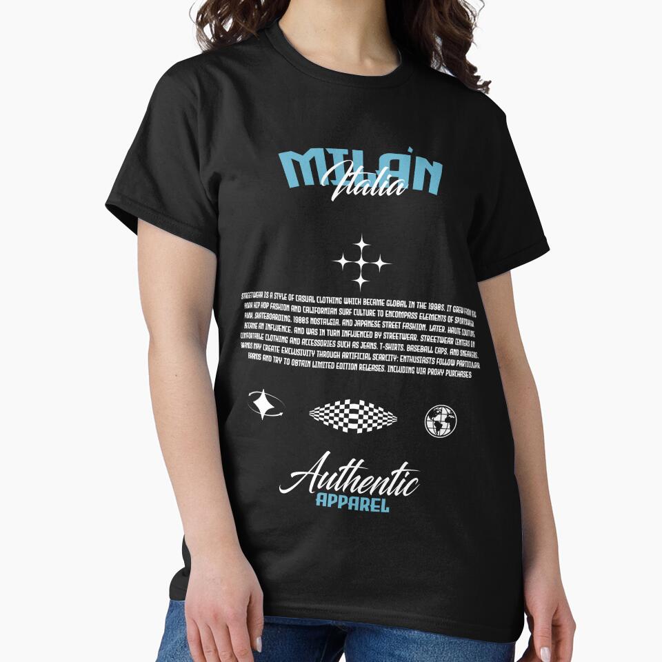 Milan Italy Streetwear by NF Designs Studio DTF