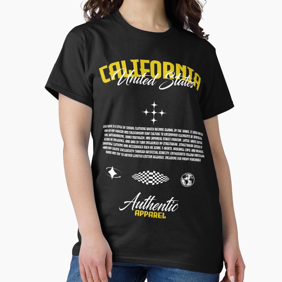 California United States Streetwear by NF Designs Studio DTF