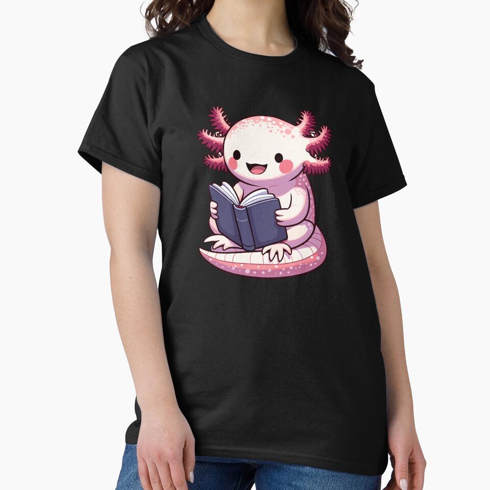 Bookworm Axolotl by WittyVibes