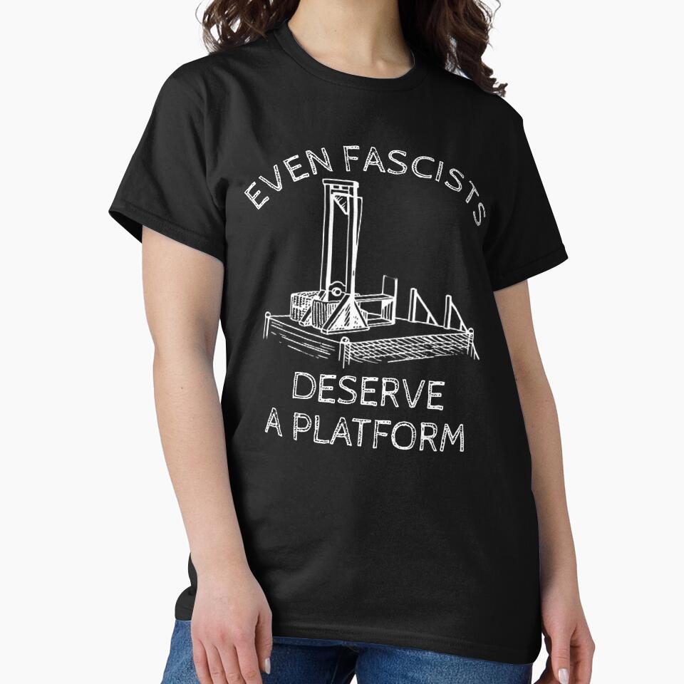 Even Fascists Deserve a Platform – Dark Political Satire by The Junto Shop