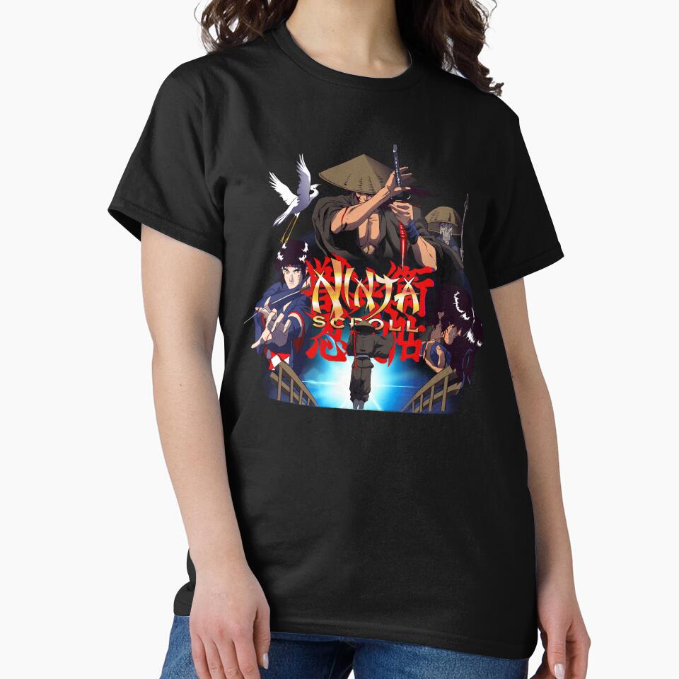 Vintage anime ninja scroll tee by Hi