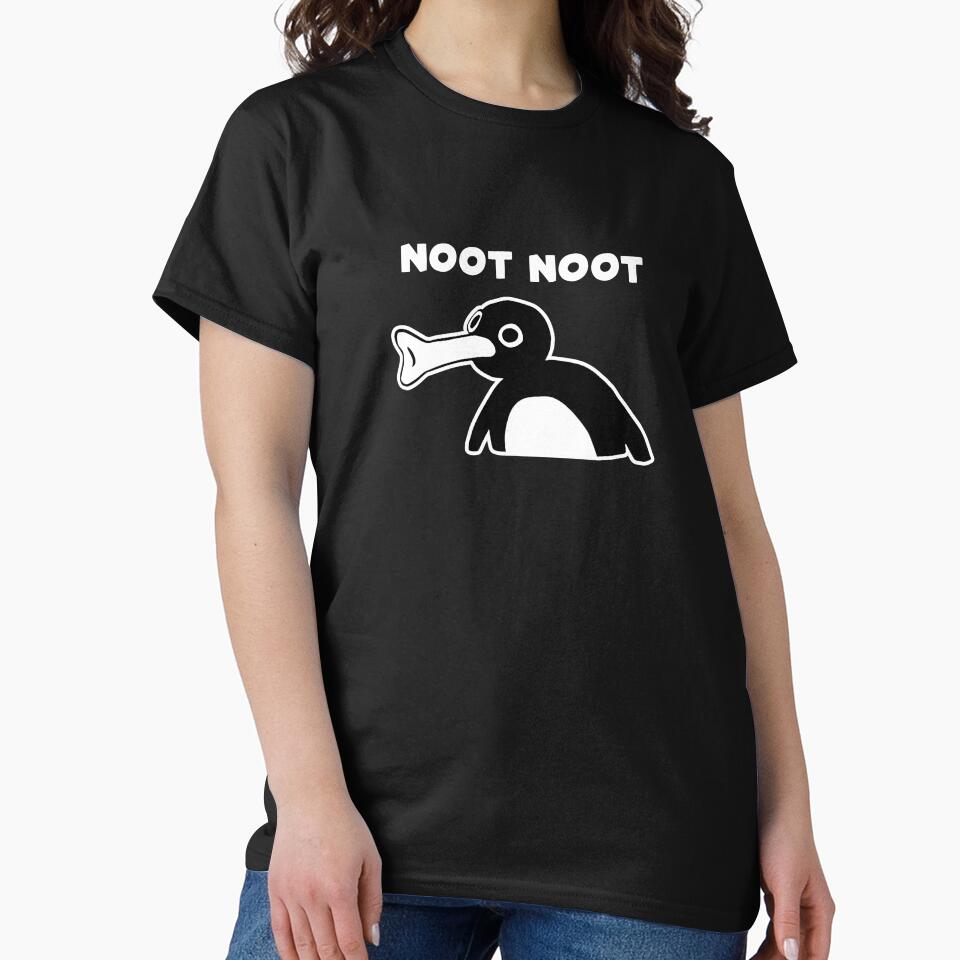 Noot Noot Pingu Meme (Black BG) by FilipeFerreira