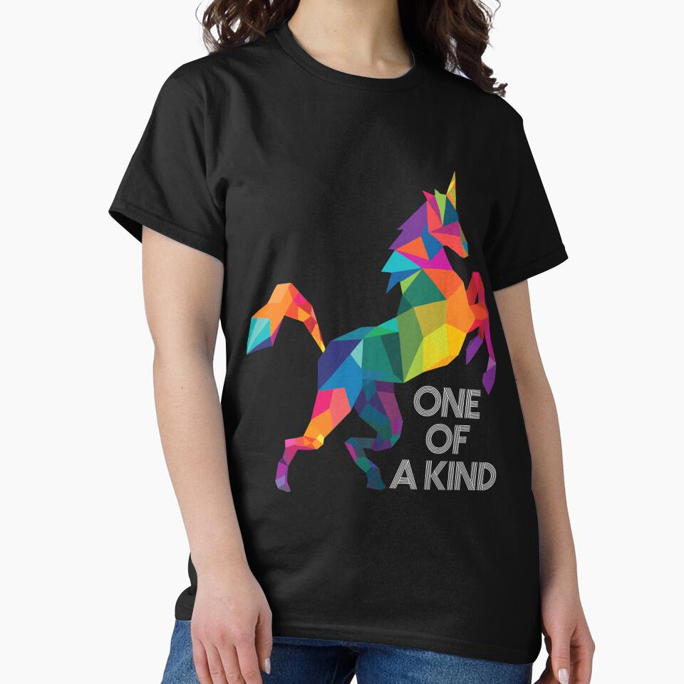 One Of A Kind Unicorn T-Shirt by AllStarMerch