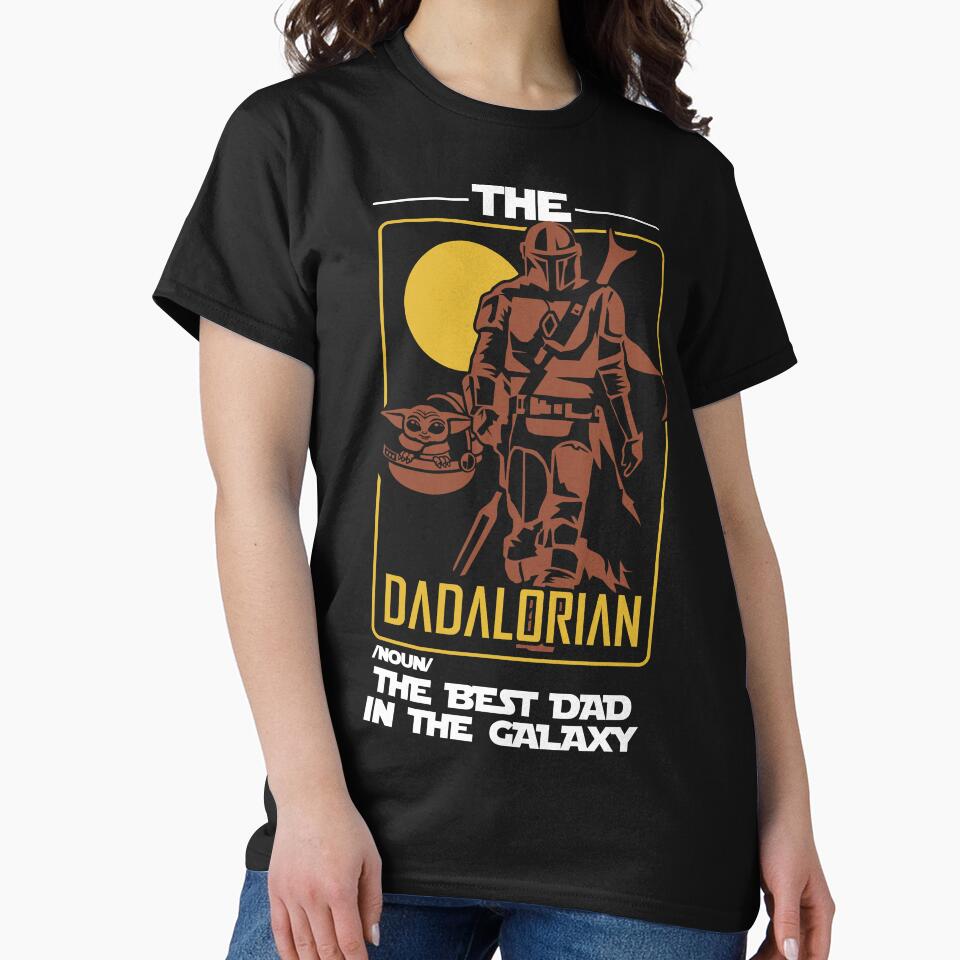 The Dadalorian The Best Dad In The Galaxy Funny Father's Day Gift by meowspring