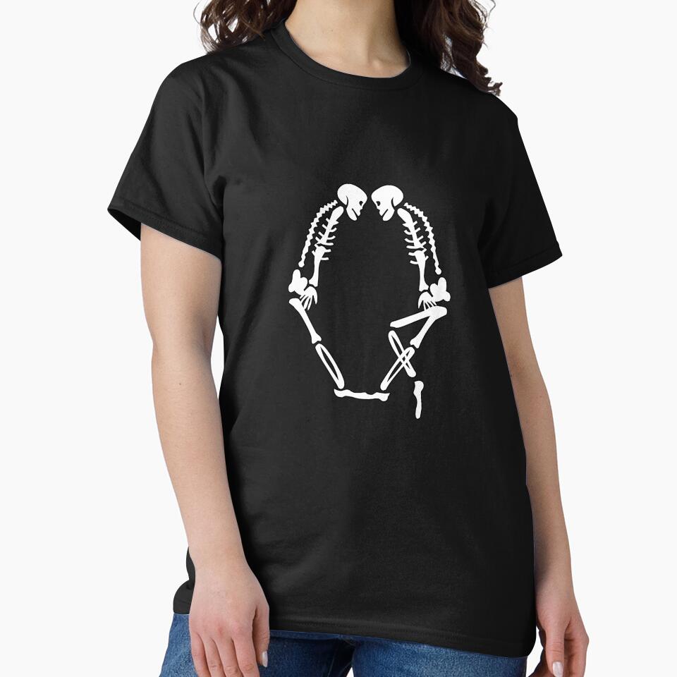 Skulls doing yoga initial monogram Q by Rajeev  Singh
